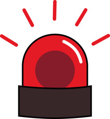 Emergency Light Illustration