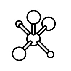 Molecule icon template