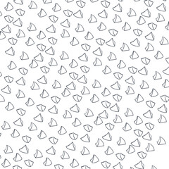 Cartoonish curved little pyramids form a simple background in the form of many pieces, stones or shards.