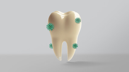 Toothpaste or mouthwash products help remove bacteria and food stuck to the teeth.