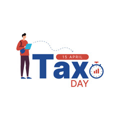 Tax  illustration design vector