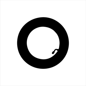 recommend clip art: Tire tube silhouette icon vector illustration isolated on white background