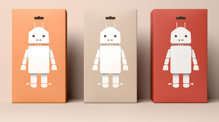 Robot Toy Packaging Mockup