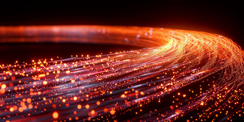 Fototapeta premium Abstract background of technology, global data transfer