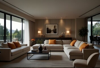 Fototapeta premium Living room