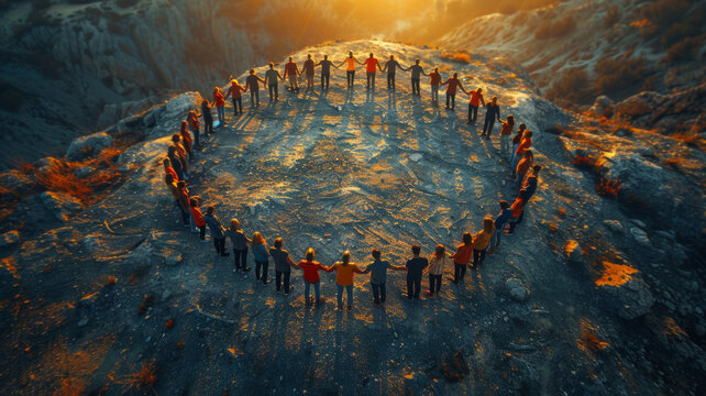 There is no limit to what teamwork can achieve. people coming together to do good in the world.generative ai