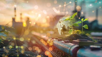 Business value chain and sustainability LCA Life cycle assessment  Positive environmental impact to value chain product Carbon footprint reduction ISO LCA standard aims to limit climat : Generative AI