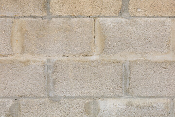 A wall made of gray bricks, background