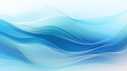Fototapeta premium Abstract wavy background with overlapping layers of translucent waves