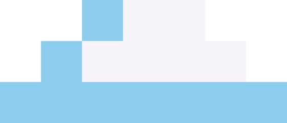 Cloud Pixel Art Icon