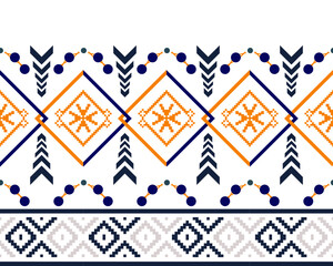 abstract Traditional geometric ethnic fabric pattern ornate elements with ethnic patterns design for textiles, rugs, clothing, sarong, scarf, batik, wrap, embroidery, print, curtain, carpet, wallpaper