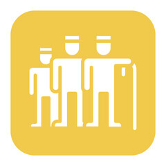 Age Segregation icon vector image. Can be used for Generation Gap.