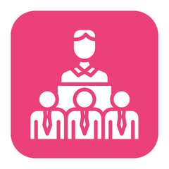 Political Views icon vector image. Can be used for Generation Gap.