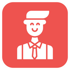 Businessman icon vector image. Can be used for Gig Economy.
