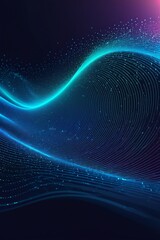 "Digital Harmony: Wavy Lines in Tech"
