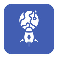Space Mission icon vector image. Can be used for Game Design.