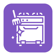 Kitchen Cleaning icon vector image. Can be used for Cleaning.