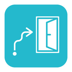 Exit Strategy icon vector image. Can be used for Crowdfunding.