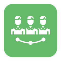 Demographic icon vector image. Can be used for Public Relations Agency.