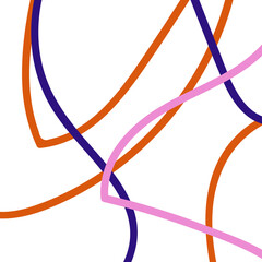 Orange blue pink graphic lines backdrop