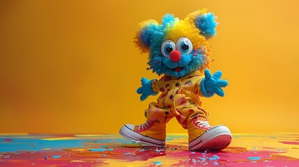 close up of a clown