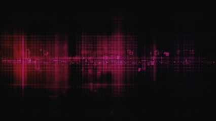 Futuristic metaverse, hi-tech digital data telemetry with encrypted numbers, display dynamic background for computer desktop screen display format