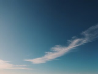 Natural scene of blue sky gradient color