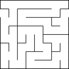 Square labyrinth