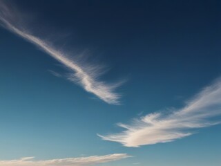 Natural scene of blue sky gradient color