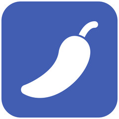 Chili icon vector image. Can be used for Gardening.