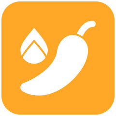 Hot Pepper icon vector image. Can be used for Gardening.