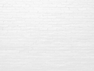 Abstract grey brick wall background, blank white brick wall pattern background