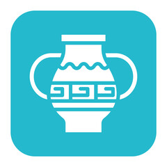 Ancient Vase icon vector image. Can be used for Museum.