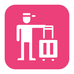 Standby Passenger icon vector image. Can be used for Airline.