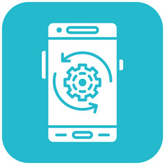 Software Updates icon vector image. Can be used for Mobile App Development.