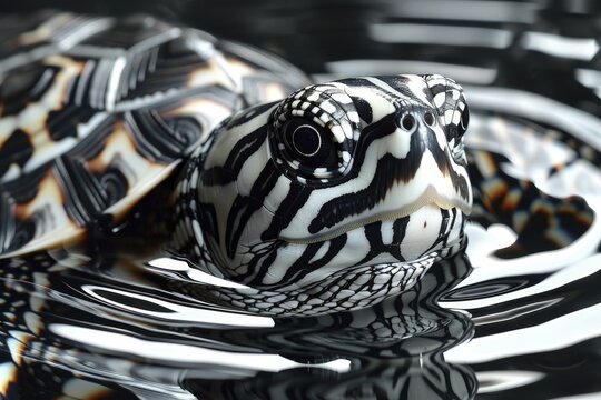 The circular graph mirroring a turtle shell pattern signifies enduring stability and growth in eco-friendly investments.