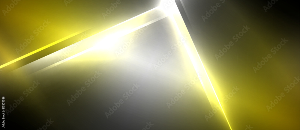 Poster an electric blue light illuminates the darkness of space, casting a lens flare on the black backgrou