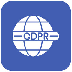Gdpr Compliance icon vector image. Can be used for GDPR.