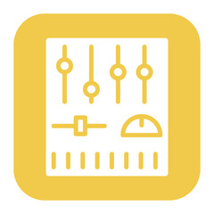 Control Panel icon vector image. Can be used for Industry.
