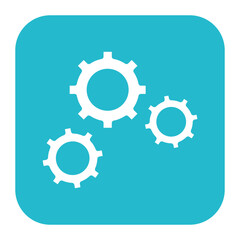 Machine icon vector image. Can be used for Industry.