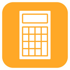 Calculator icon vector image. Can be used for Office.