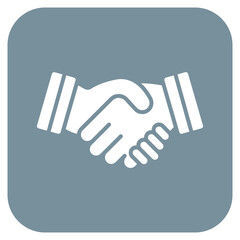 Obraz premium Handshake icon vector image. Can be used for Office.