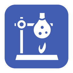 Retort icon vector image. Can be used for Science.