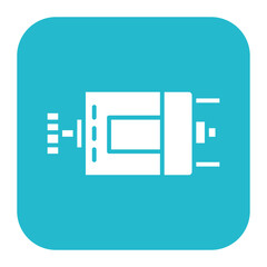 Dc Motor icon vector image. Can be used for Electric Circuits.