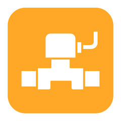 Solenoid icon vector image. Can be used for Electric Circuits.