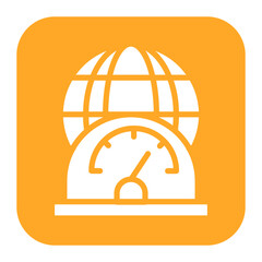 Network Speed icon vector image. Can be used for Networking.
