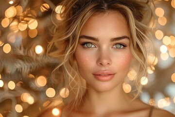 Enigmatic Light: Macro Details of a Realistic Girl Portrait in Ethereal Focus