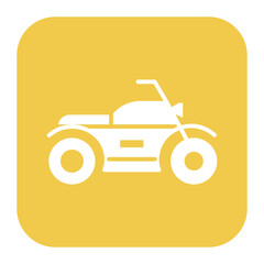 Motorcycle icon vector image. Can be used for Fathers Day.