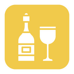 Italian Wine Bottle icon vector image. Can be used for Italy.