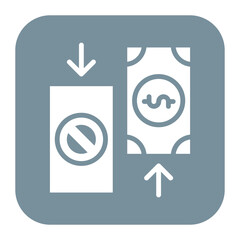 Kickback Cash icon vector image. Can be used for Corruption.